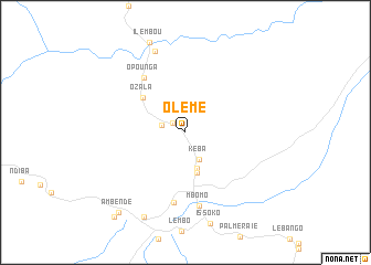 map of Olémé