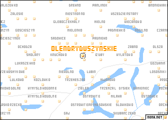 map of Olendry Duszynskie