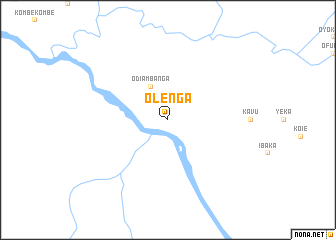 map of Olenga