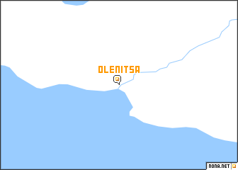 map of Olenitsa