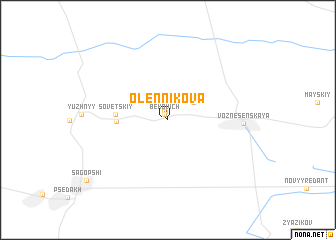 map of Olennikova