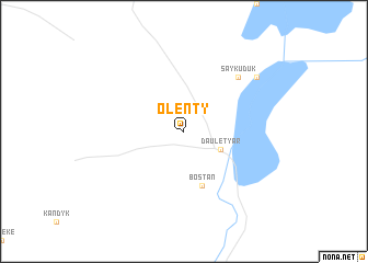 map of Olenty