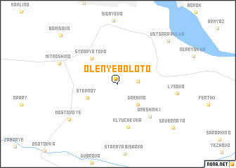 map of Olen\