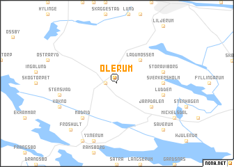 map of Olerum
