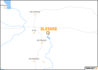 map of Oleshno