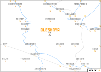 map of Oleshnya