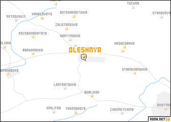 map of Oleshnya