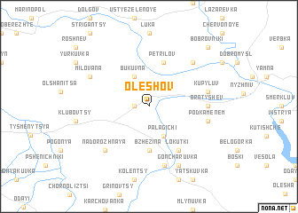 map of Oleshov