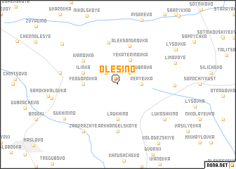 map of Olësino