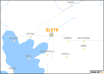 map of Oleta