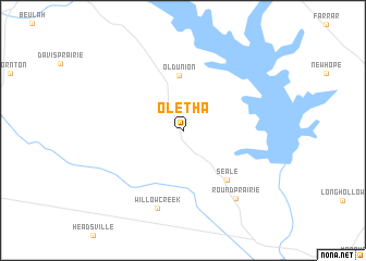 map of Oletha