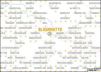 map of Oleumhütte