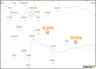 map of Olevu