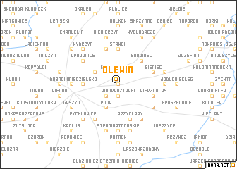 map of Olewin