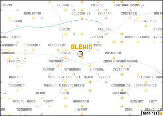 map of Olewin