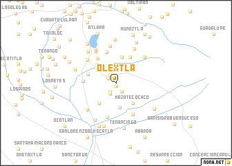 map of Olextla