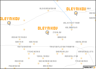 map of Oleynikov