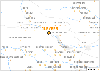 map of Oleyres