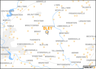 map of Oley