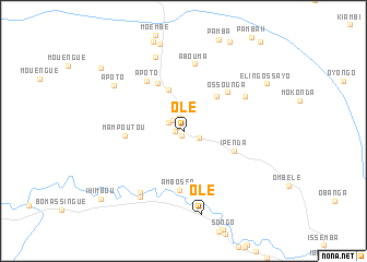 map of Olé