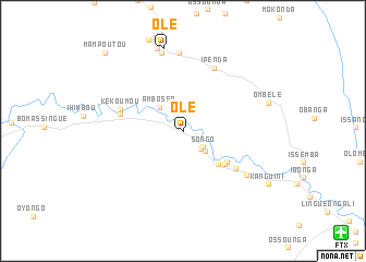 map of Olé