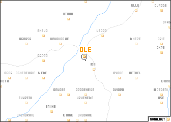 map of Ole