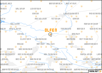 map of Olfen