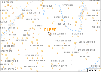 map of Olfen