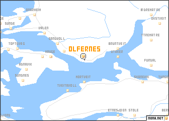 map of Ølfernes