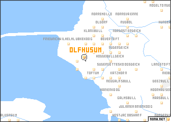 map of Olfhusum