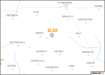 map of Olga