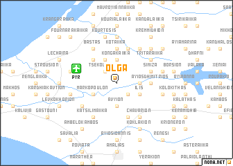 map of Ólga