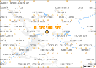 map of Ölgershausen