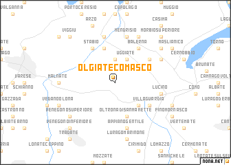 map of Olgiate Comasco