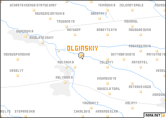 map of Olʼginskiy