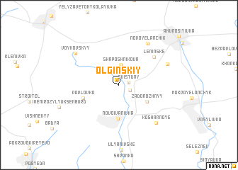 map of Olʼginskiy