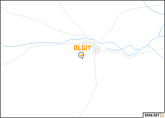 map of Ölgiy