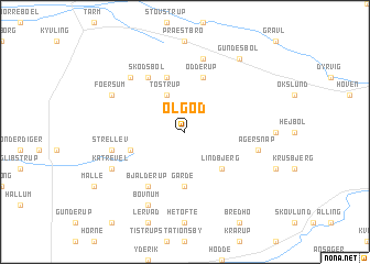 map of Ølgod