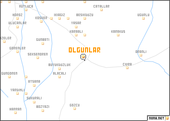 map of Olgunlar