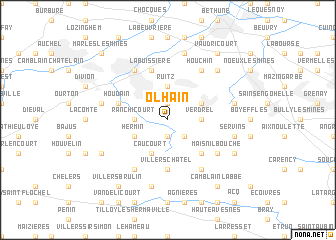 map of Olhain