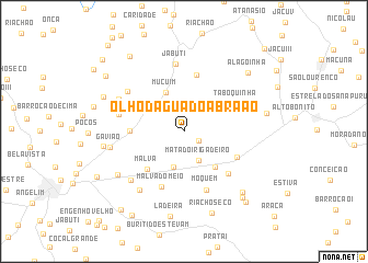 map of Olho-dʼÁgua do Abraão