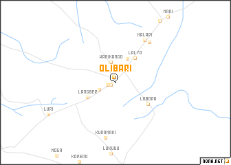 map of Olibari