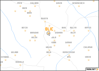 map of Olic