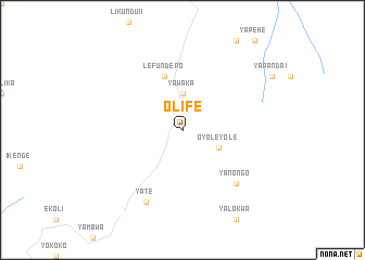 map of Olife