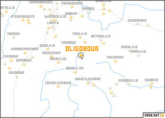 map of Oligoboua