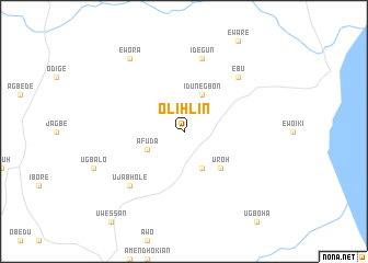 map of Olihlin