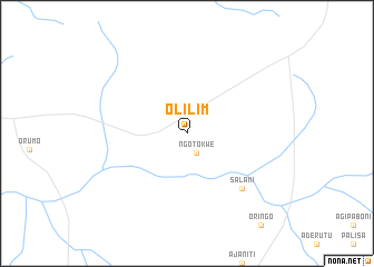 map of Olilim