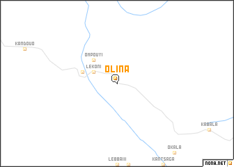 map of Olina