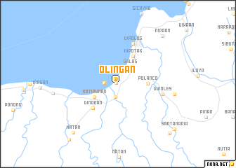 map of Olingan