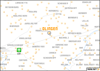 map of Olingen